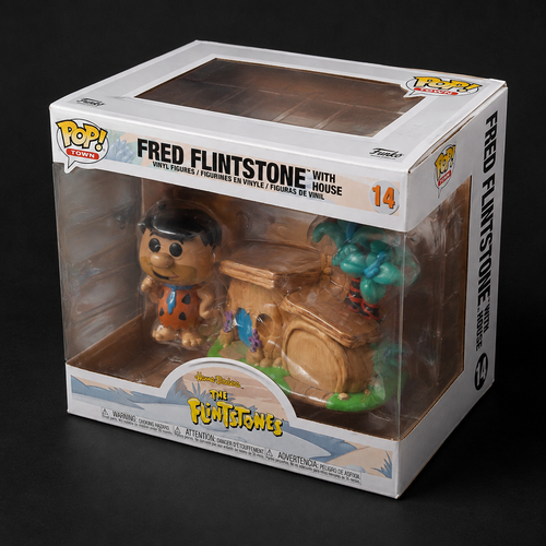 Fred Flintstone with House Funko Pop! Town #14 Funko Pop!, Retro TV & Animation,Gifts Under $100.