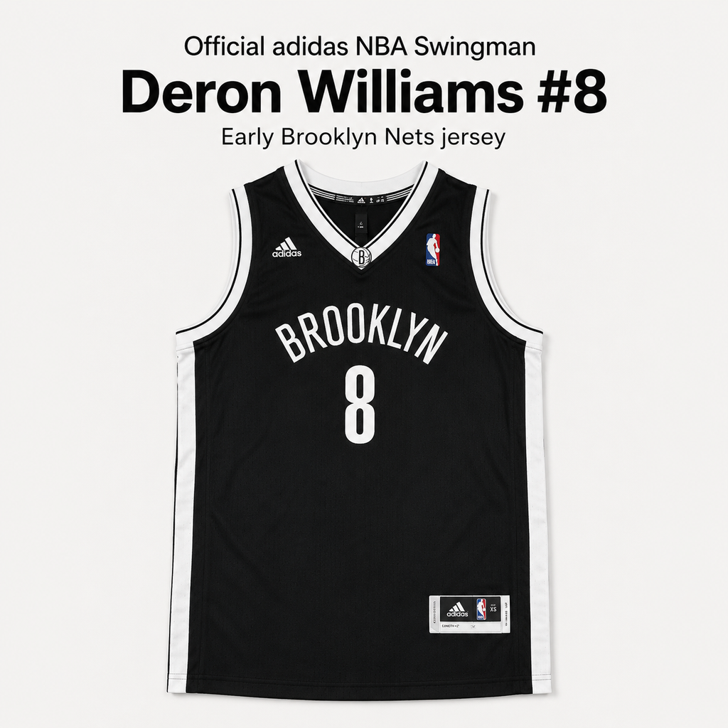 Deron Williams #8 Brooklyn Nets adidas Swingman Jersey – 2012–14 – Men's XS