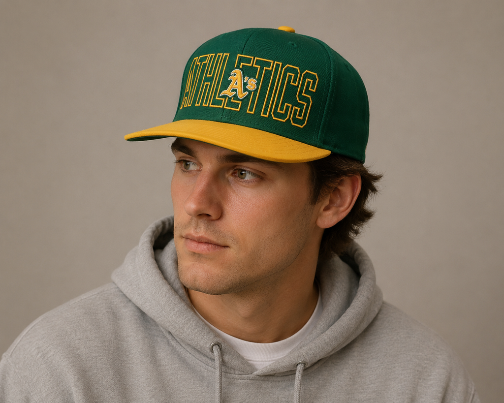 Vintage American Needle Oakland Athletics Cooperstown Snapback Cap – New With Sticker