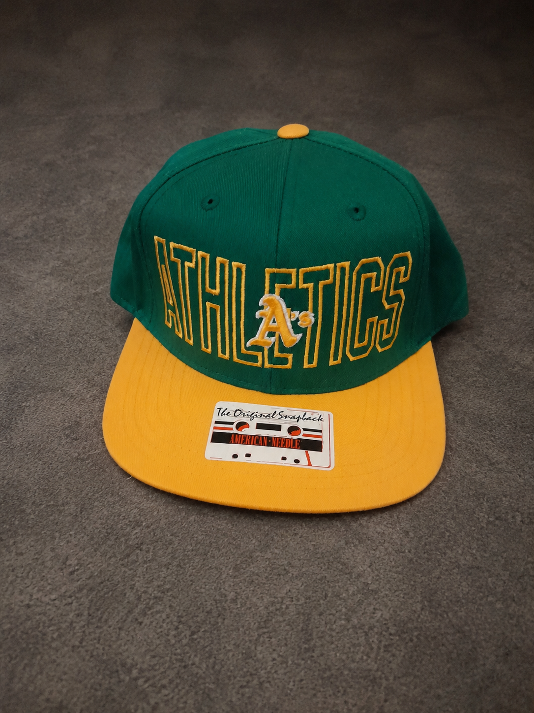 Vintage American Needle Oakland Athletics Cooperstown Snapback Cap – New With Sticker