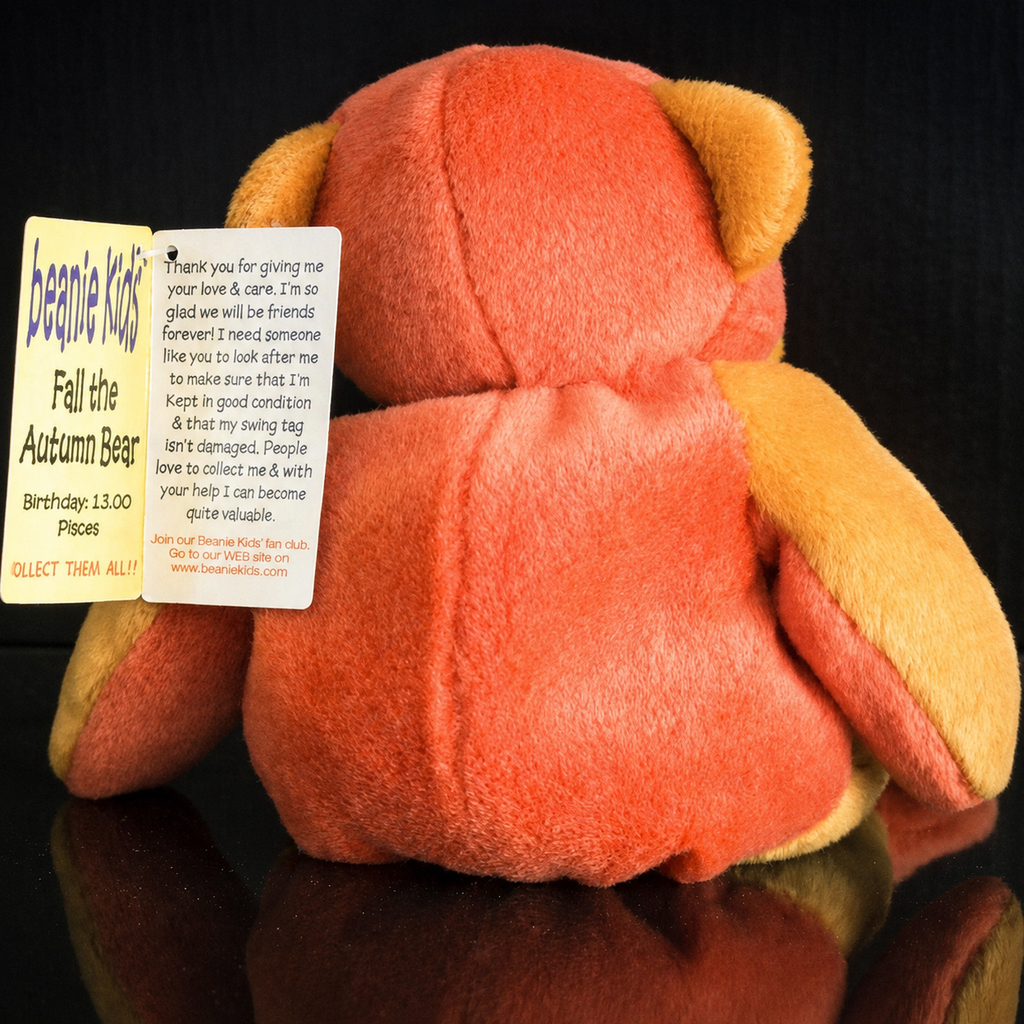 Skansen Beanie Kids Fall the Autumn Bear BK200 – Tagged 2000 Vintage Plush