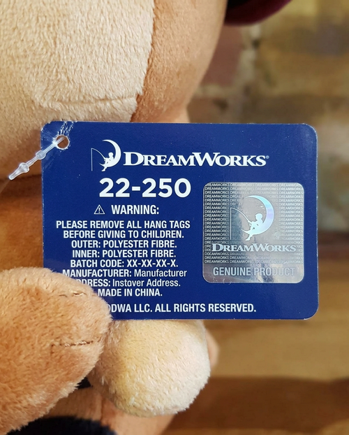 DreamWorks Puss in Boots 25cm Licensed Plush – Original Tags