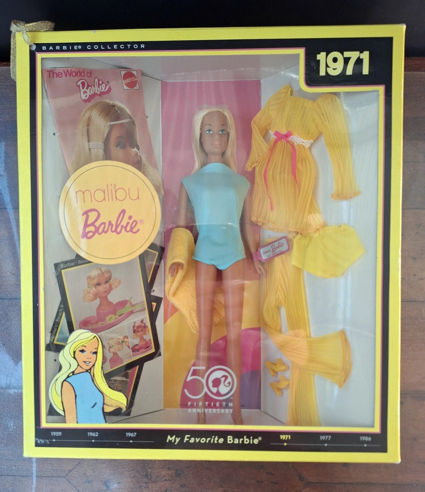Barbie Collector My Favorite Barbie – 1971 Malibu Barbie 50th Anniversary NRFB