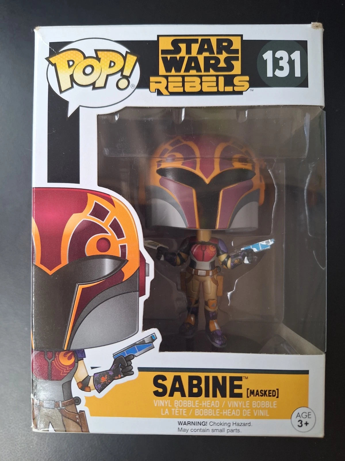 Funko Pop! Star Wars Ahsoka #409 & Sabine Wren Masked #131 Bundle