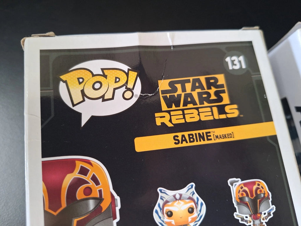 Funko Pop! Star Wars Ahsoka #409 & Sabine Wren Masked #131 Bundle