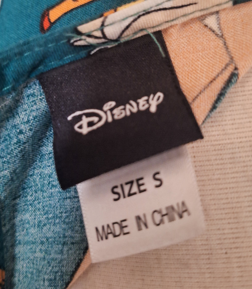 Disney Bambi Woodland Tiered Dress – Teal Green – Size S