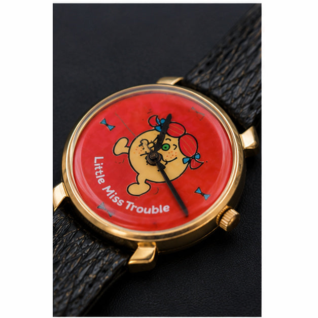 Vintage Little Miss Trouble Quartz Watch – THOIP ©1990 – Mr Men Little Miss