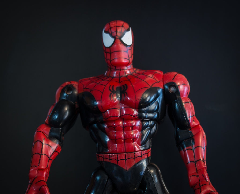 2001 Toy-Biz Marvel 10”/26cm Poseable Spider-Man Figure - Used