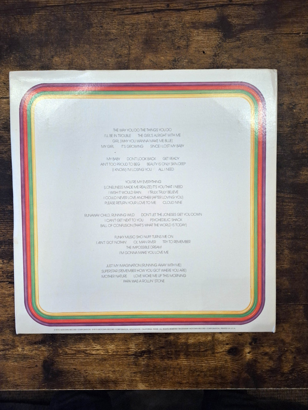 The Temptations Anthology 3LP 1973 US Motown M782A3 EX Vinyl Booklet