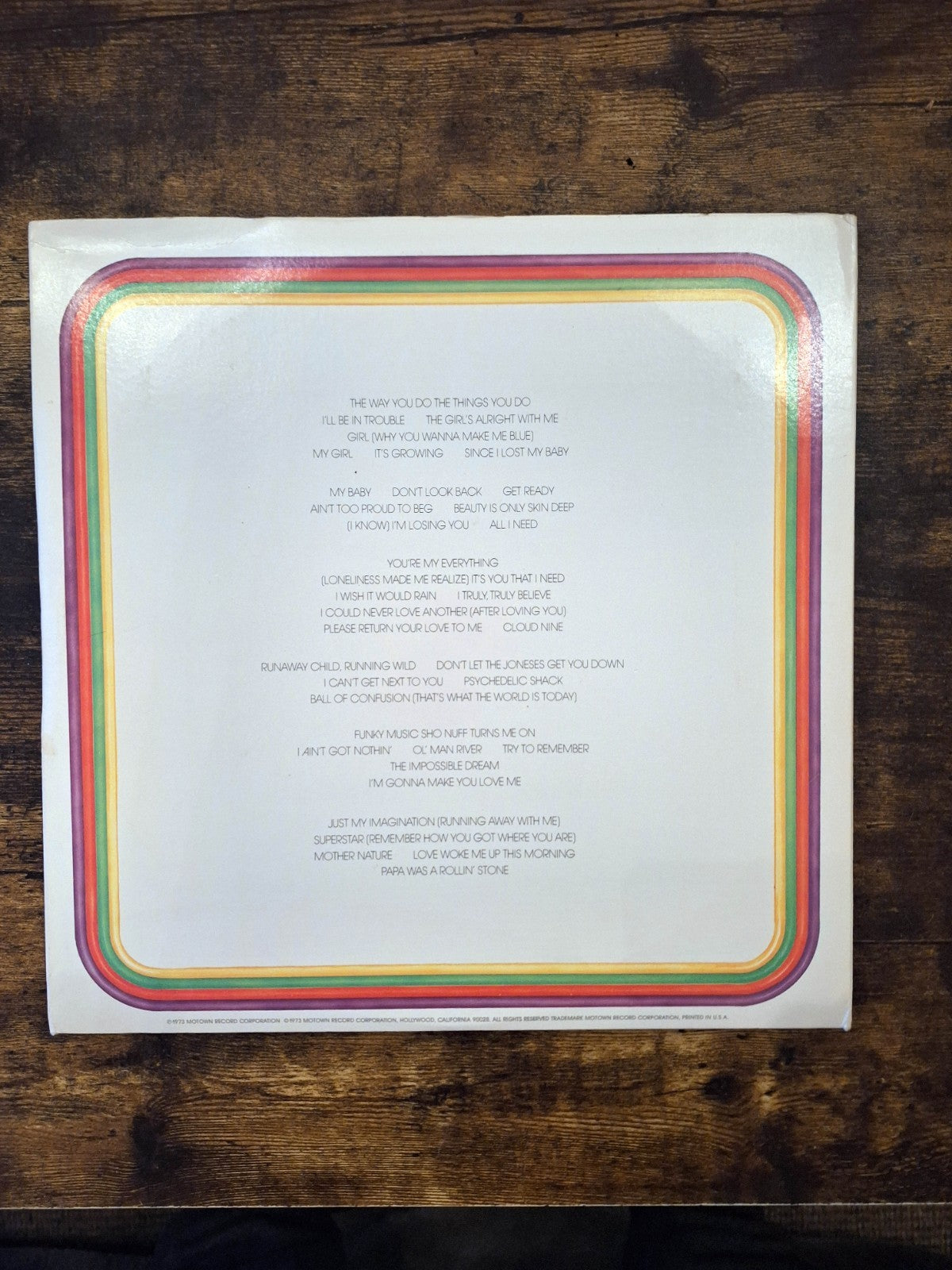 The Temptations Anthology 3LP 1973 US Motown M782A3 EX Vinyl Booklet