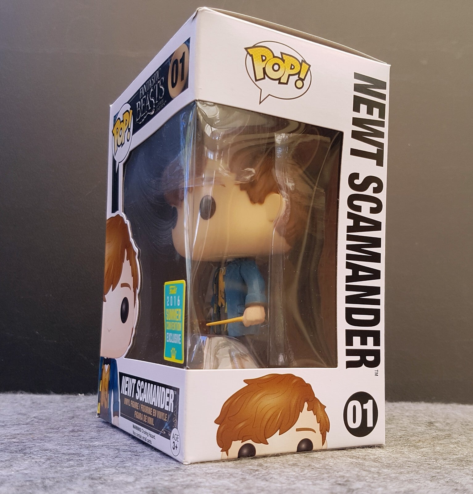 Funko Pop! Fantastic Beasts - Newt Scamander #01 2016 SDCC NIB