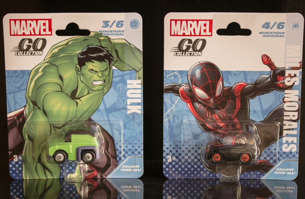 MARVEL Go Collection Full Set of 6 Mini Cars - NEW SEALED