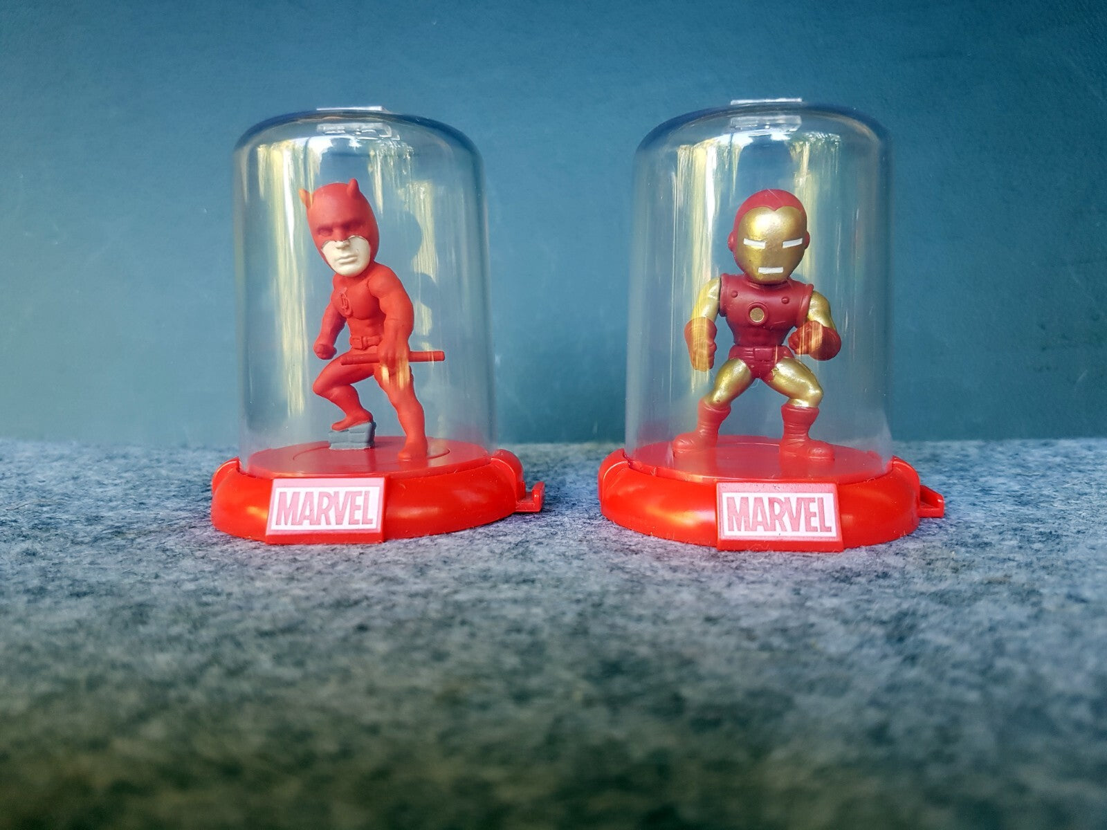 ZAG TOYS DOMEZ MARVEL 80 YEARS COLLECTIBLE Daredevil & Ironman - OOB