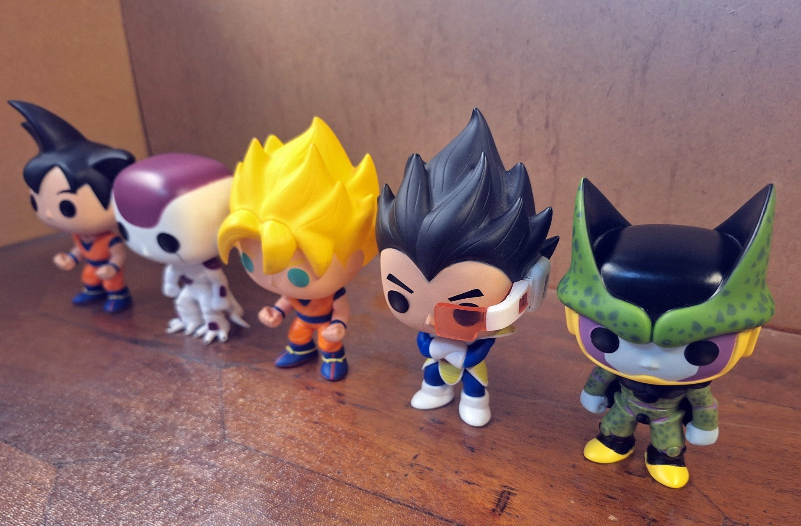 Funko Pop Dragon Ball Z Bundle Goku Frieza Vegeta Cell OOB 5 Figures