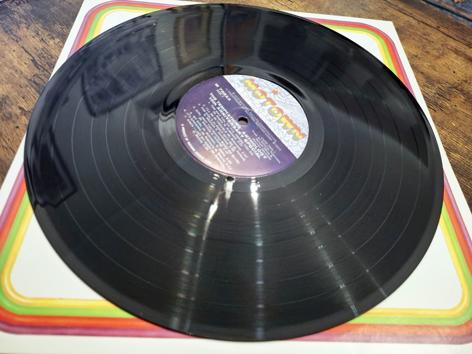 The Temptations Anthology 3LP 1973 US Motown M782A3 EX Vinyl Booklet