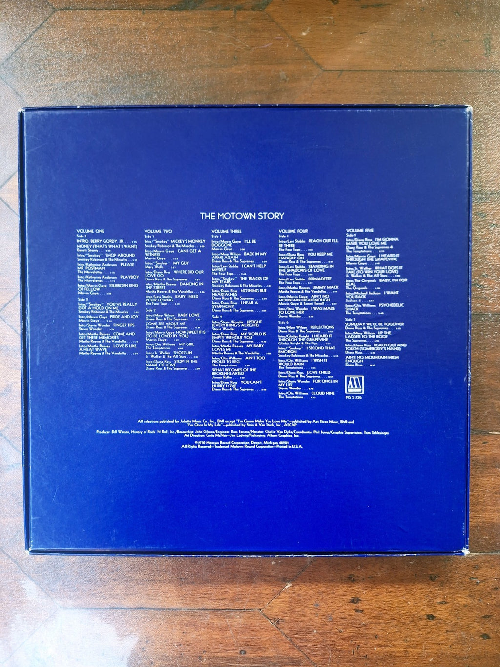 The Motown Story First Decade 5LP Box Set 1970 US EX/NM Play Tested