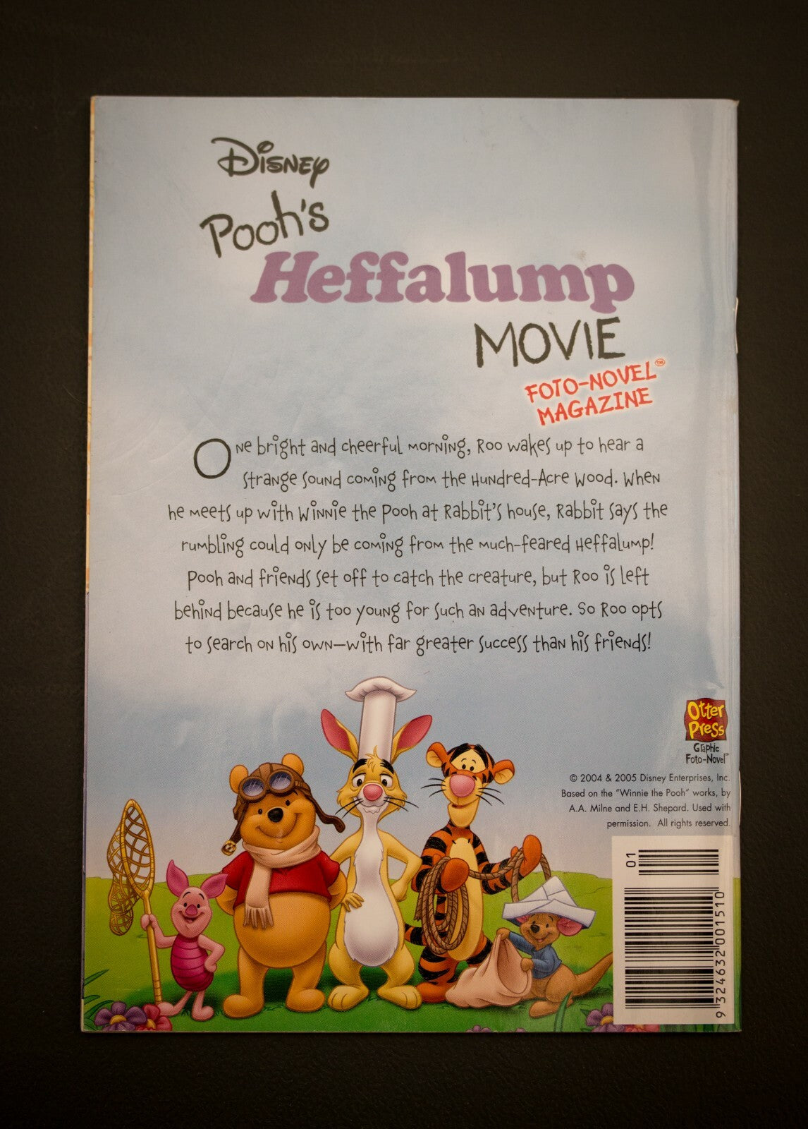 Disney Cars & Pooh's Heffalump Movie Foto Graphic Novels - Full Story in Photos