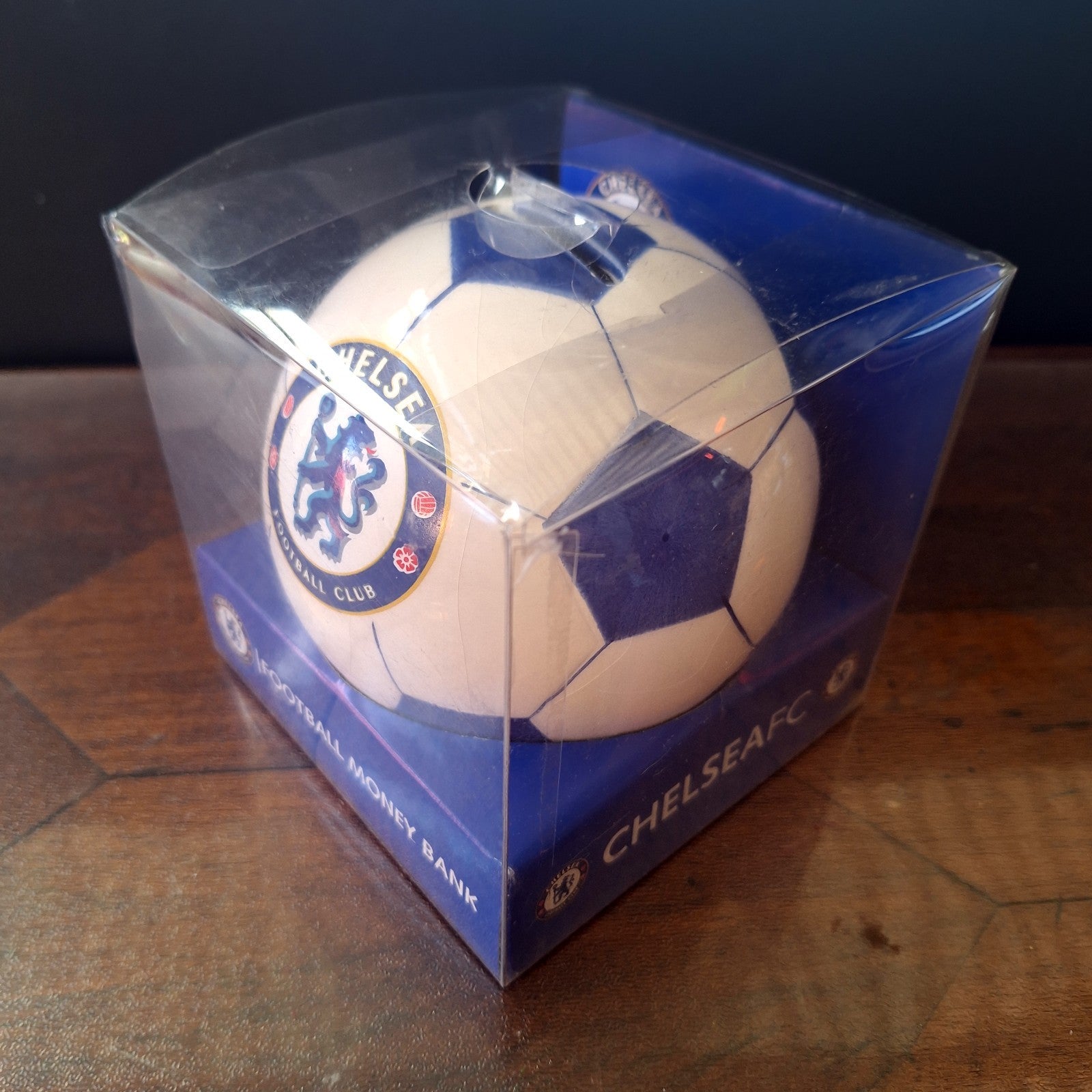 Chelsea FC 2010 Official Licensed Hand Painted Ceramic Football Money Box Boxed