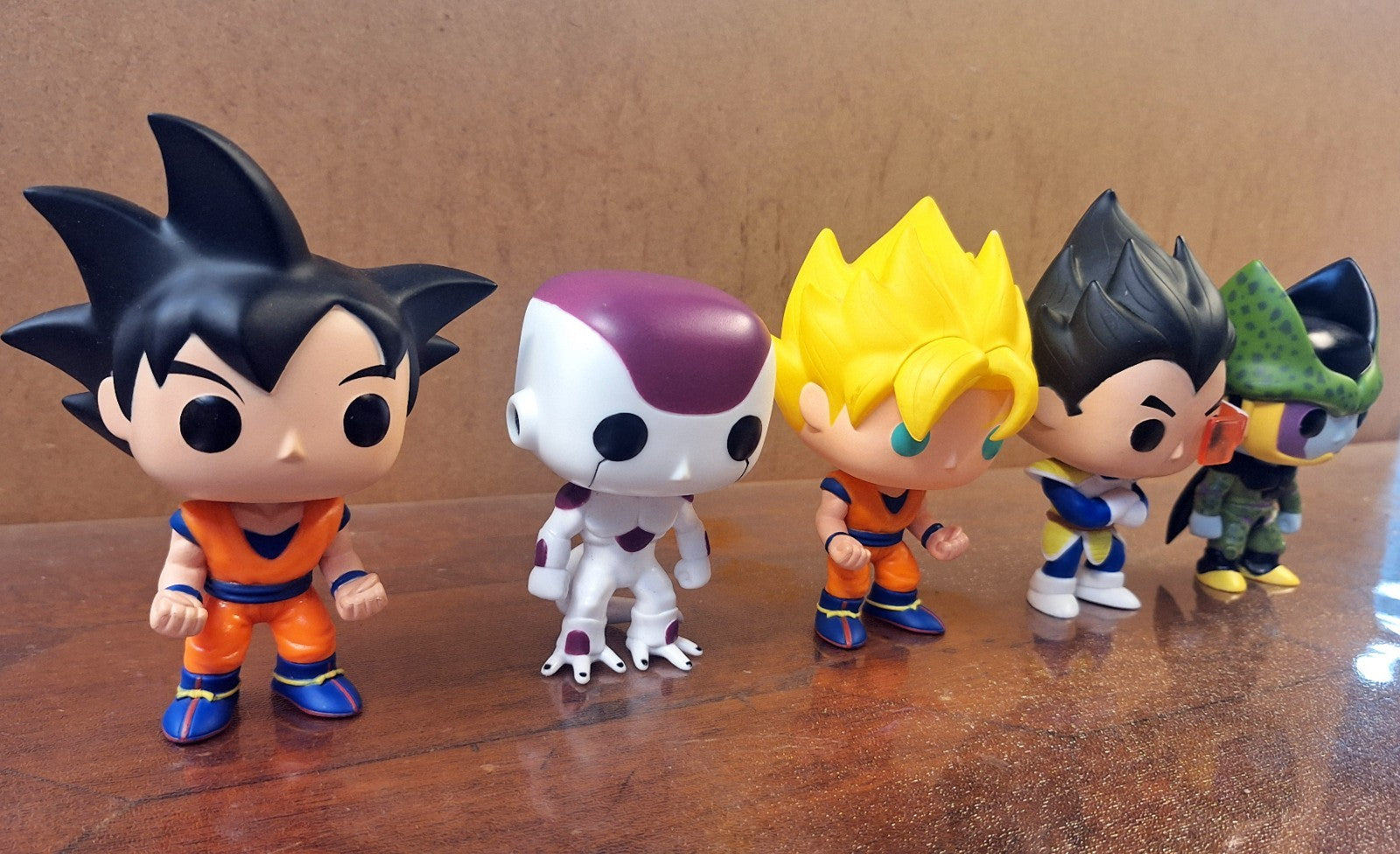 Funko Pop Dragon Ball Z Bundle Goku Frieza Vegeta Cell OOB 5 Figures