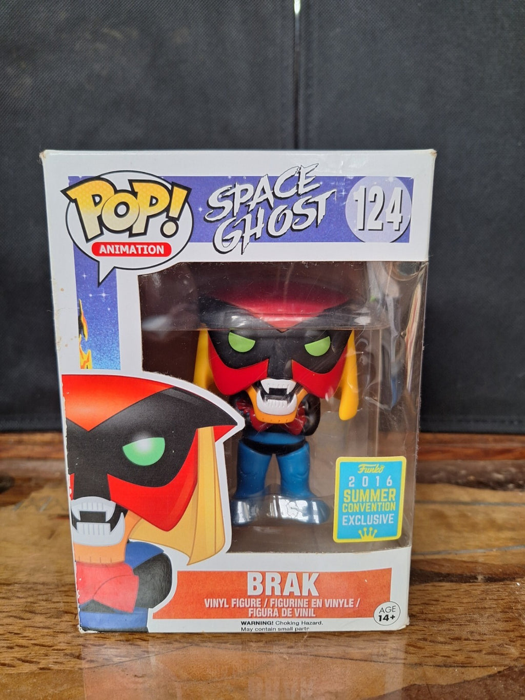 Funko Pop! Animation Space Ghost #124 Brak – 2016 SDCC/SCE Exclusive
