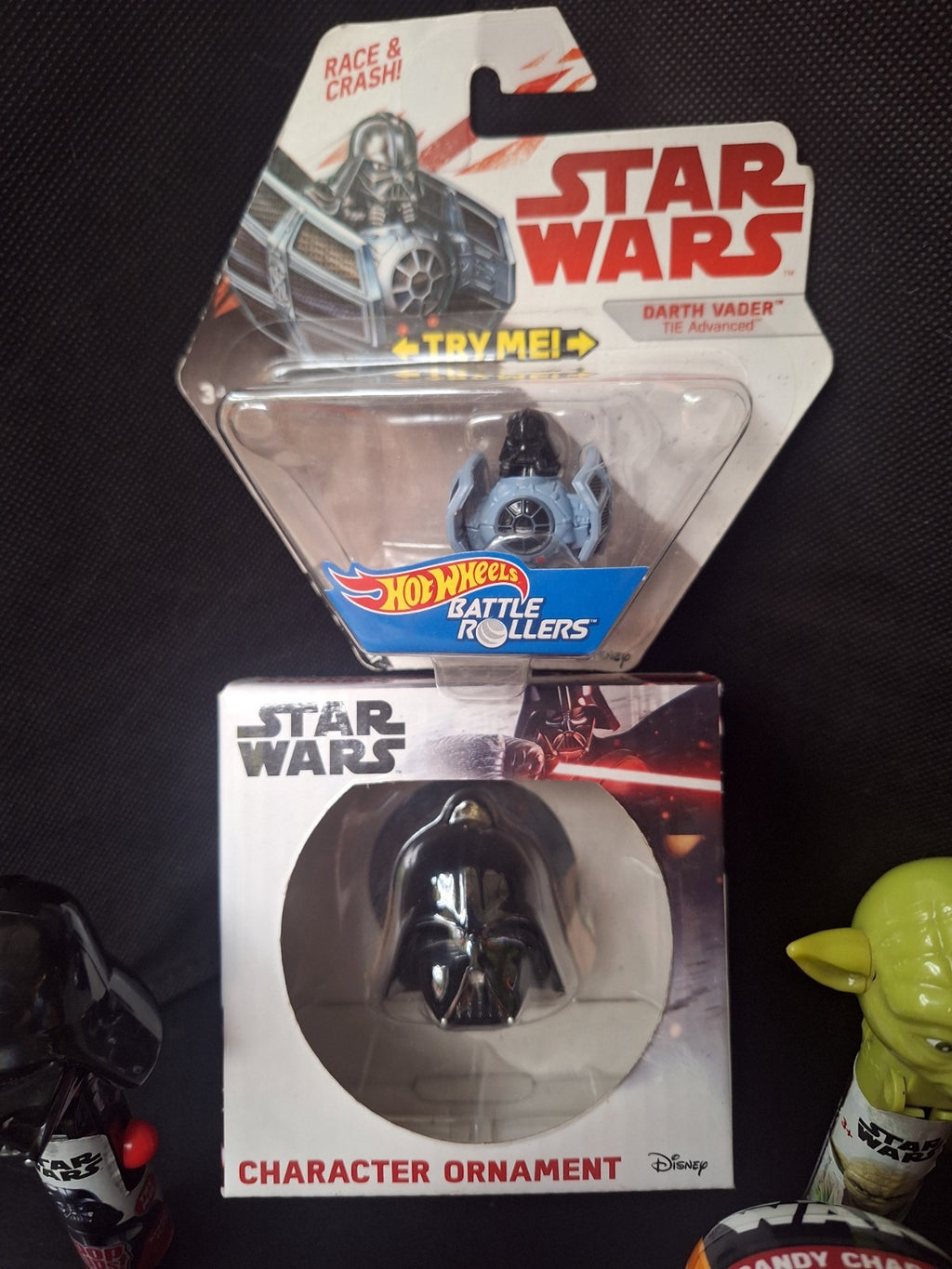 Star Wars Darth Vader Helmet Lot Stormtrooper Pop Ups Hot Wheels