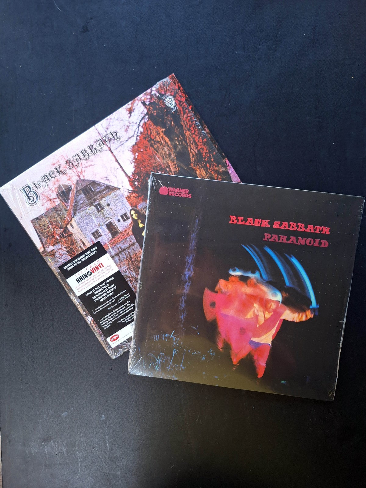 Black Sabbath Vinyl Bundle – Paranoid (Sealed) + Self-Titled 180g Rhino LP