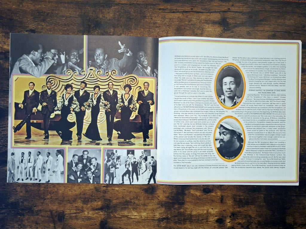 The Temptations Anthology 3LP 1973 US Motown M782A3 EX Vinyl Booklet