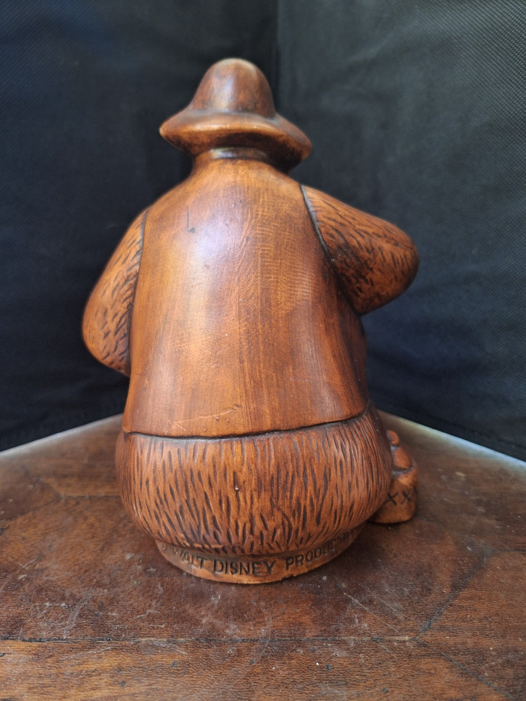 Disney Vintage 1970s Big Al Country Bear Jamboree Brown Ceramic Coin Bank