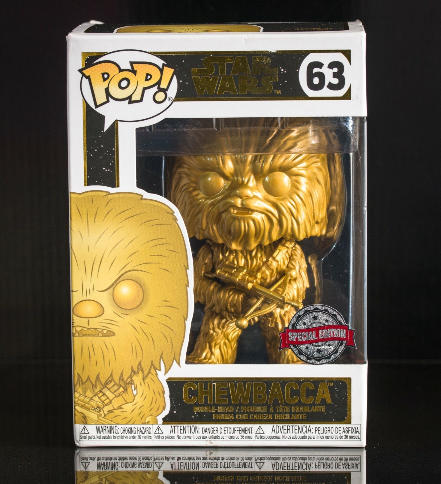 Star Wars Funko Pop! Chewbacca (Gold) #63 Special Edition