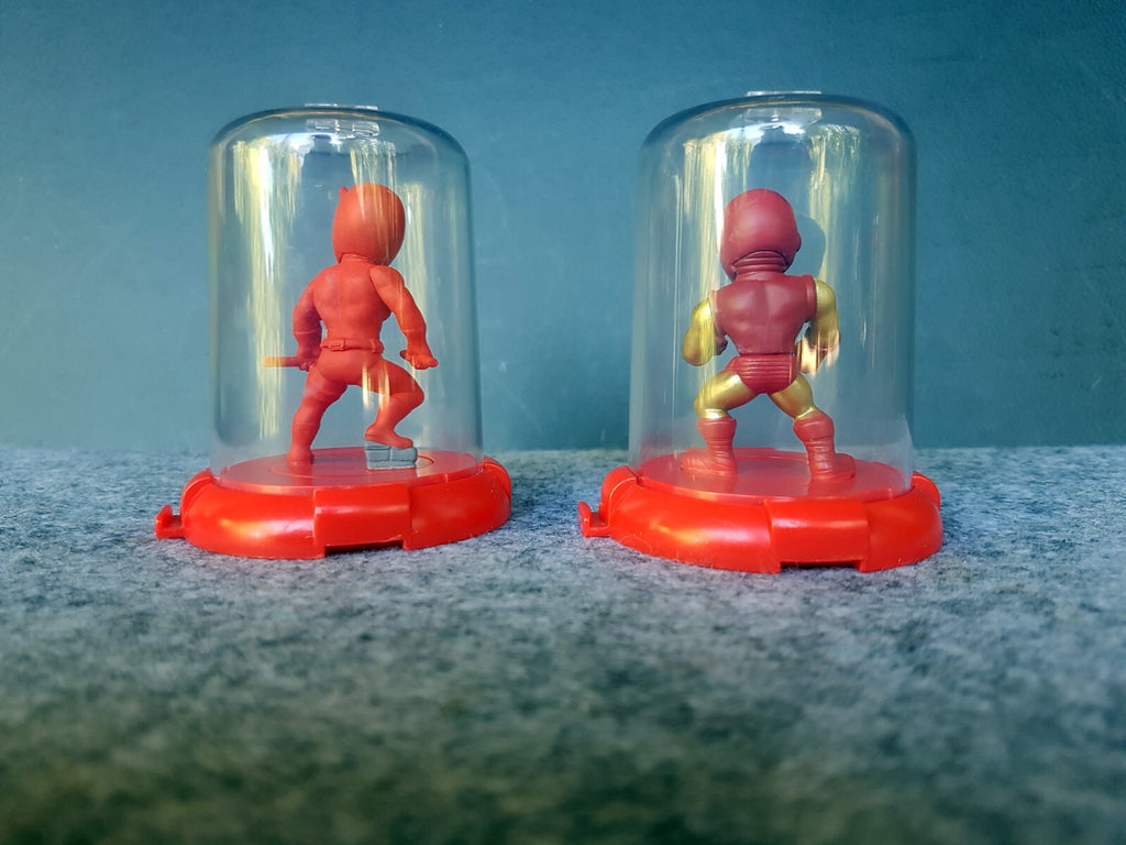 ZAG TOYS DOMEZ MARVEL 80 YEARS COLLECTIBLE Daredevil & Ironman - OOB