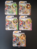 Hot Wheels Mario Kart - Series 12 - 2021 - Mix 2 - Lot of 5