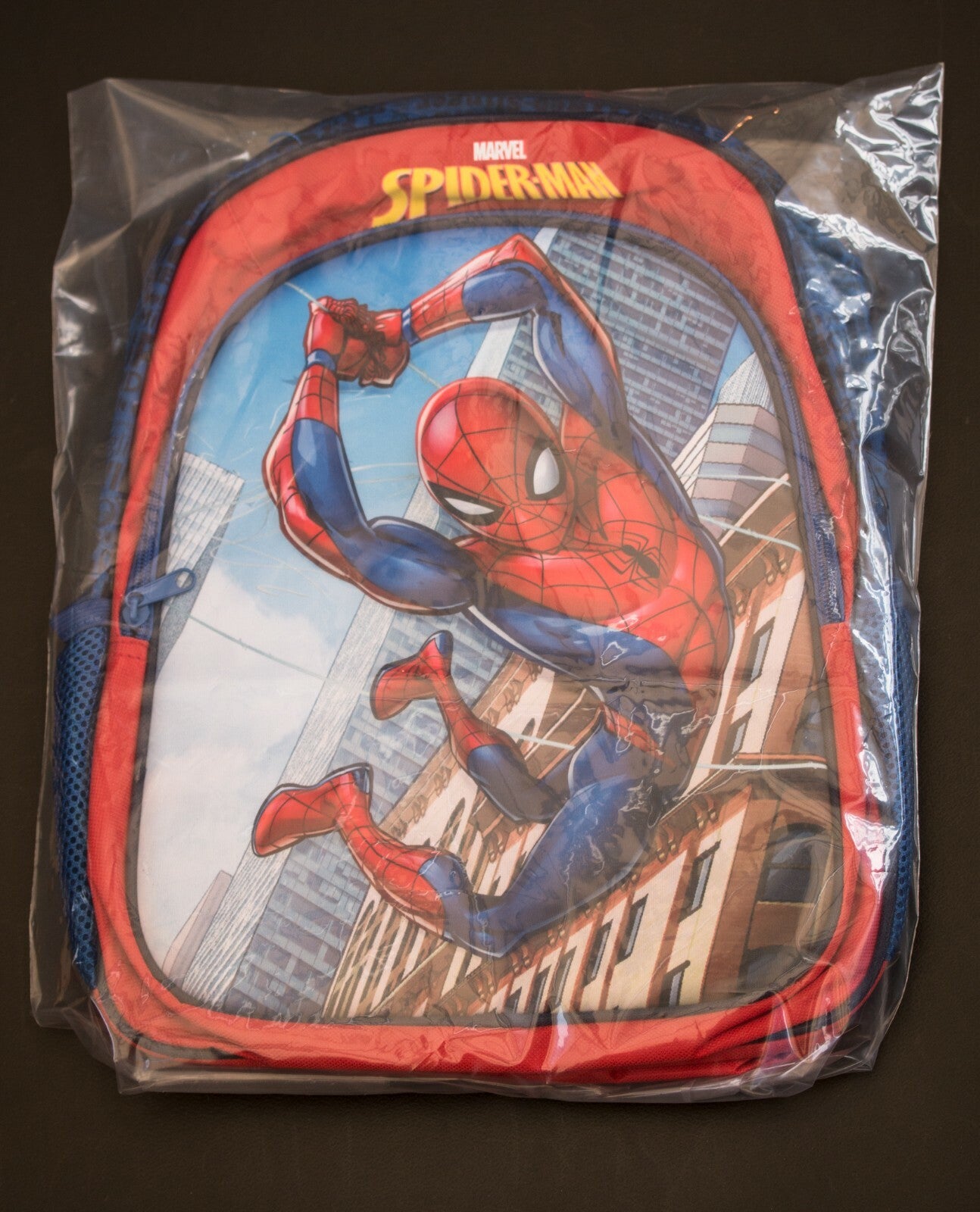 Marvel Spiderman 3D 15" Backpack - As New with Tags