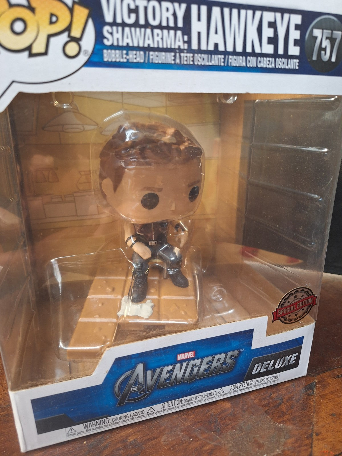 Funko Pop! - The Avengers - Hawkeye Victory Shawarma Diorama Deluxe Vinyl #757