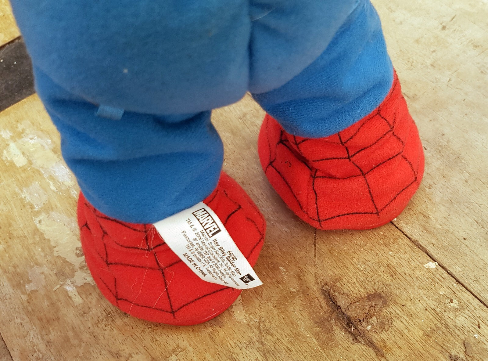 Marvel Spider-man interactive Plush - Swing & Sling (2017) & Itsy Bitsy (2006)