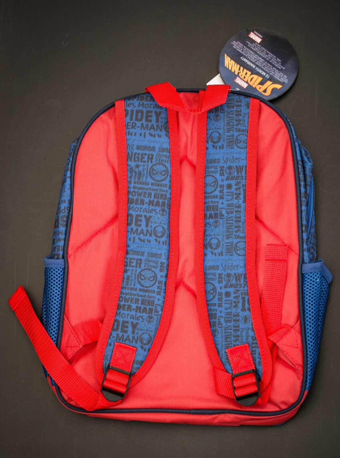 Marvel Spiderman 3D 15" Backpack - As New with Tags