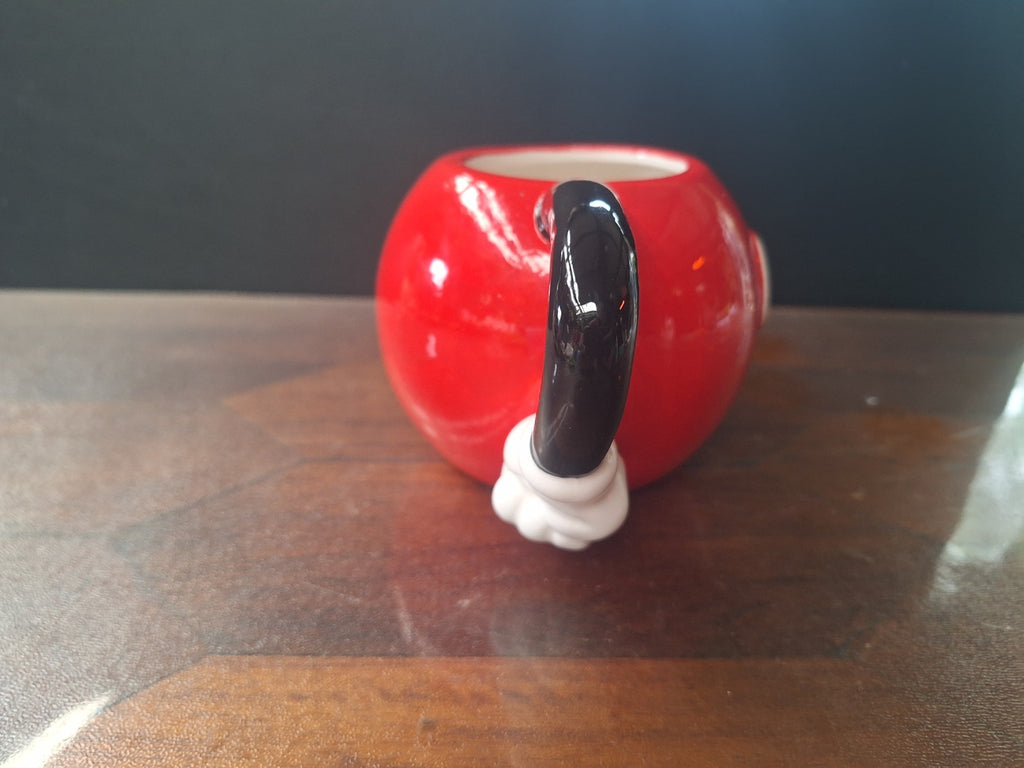 Disney Typo Mickey Mouse Red Pants Mug Dolomite Novelty Cup Glove Handle