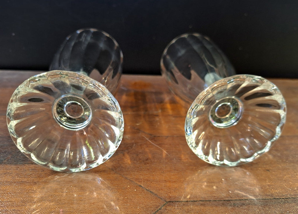 Vintage Milkshake Glasses Pair Retro Soda Fountain Café 60s 70s