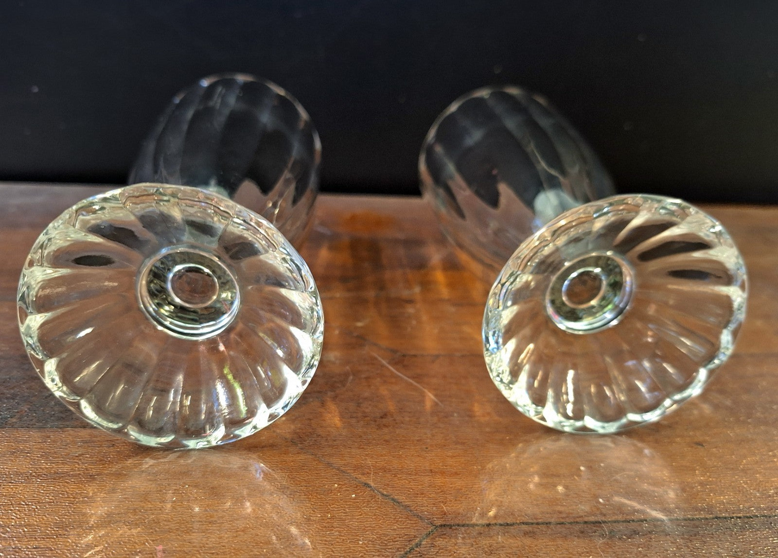 Vintage Milkshake Glasses Pair Retro Soda Fountain Café 60s 70s