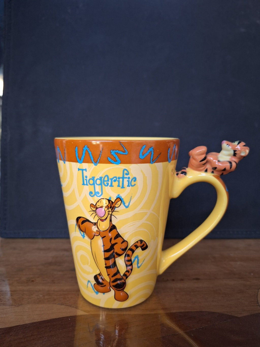 Disney Tigger 3D Handle Mug Winnie the Pooh Embossed Collectable Cup Display