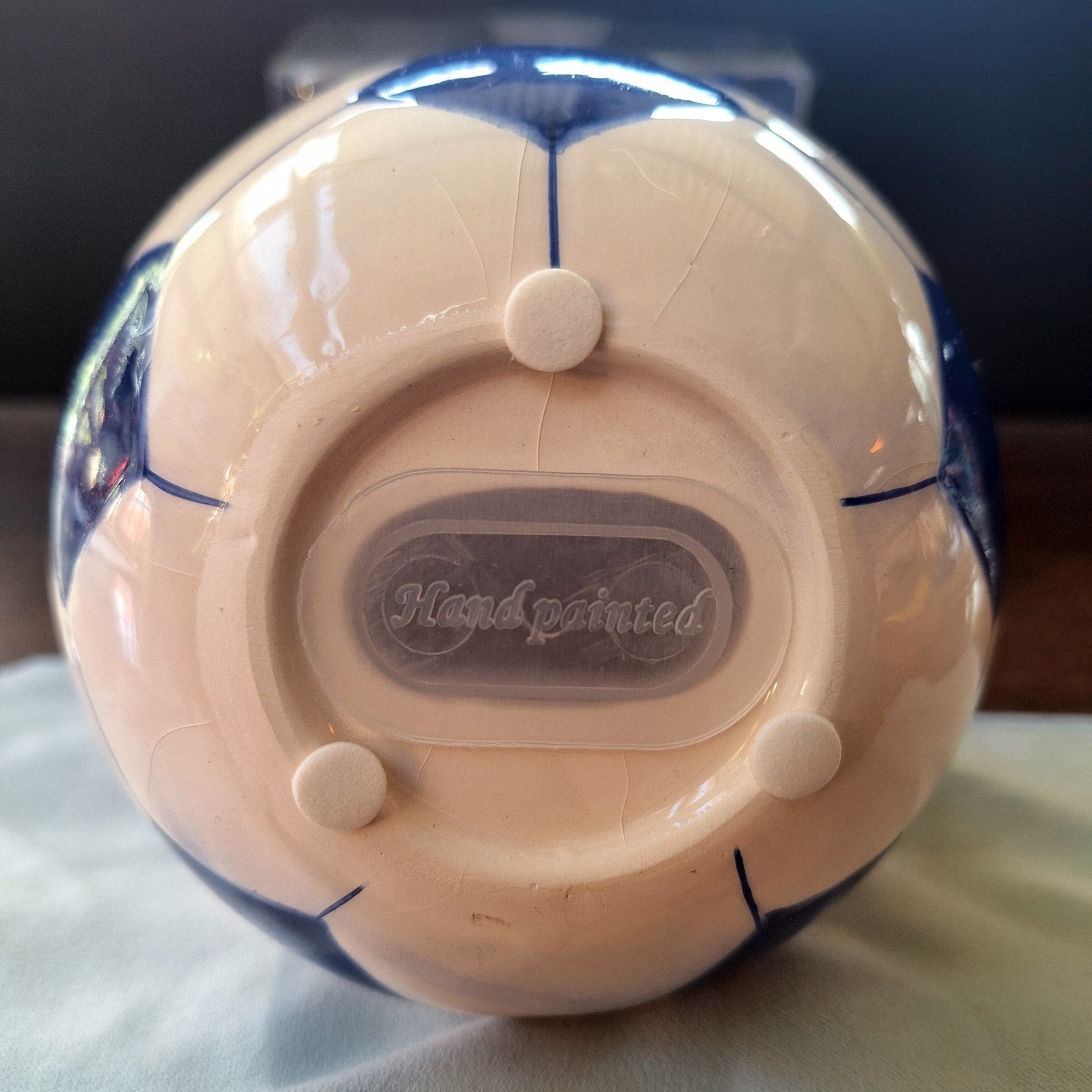 Chelsea FC 2010 Official Licensed Hand Painted Ceramic Football Money Box Boxed
