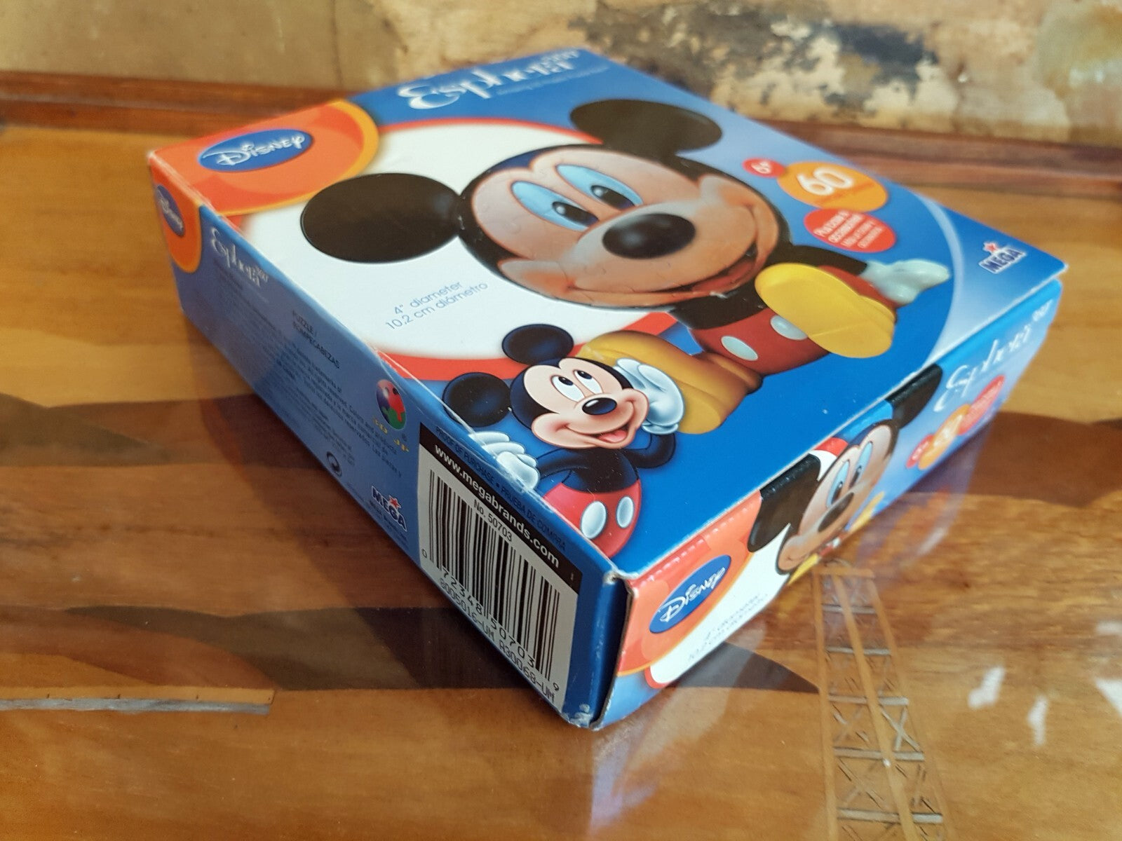 Disney Esphera Mickey Mouse 3D Plastic Puzzle Ball 60 Pieces - Complete