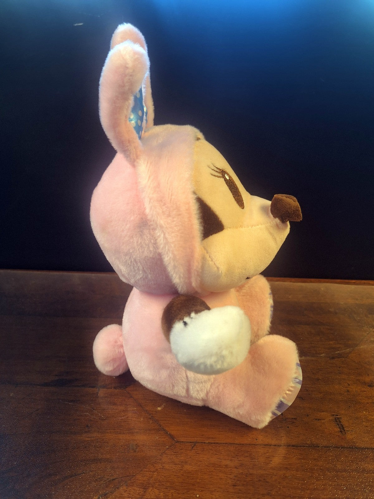 Disney Minnie Mouse Pink Bunny Rabbit Plush 25.5cm Japan Disney Store Tag