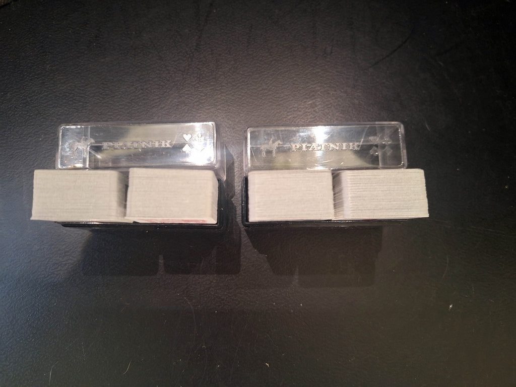 2x Piatnik Double Deck Set Miniature Playing Cards - Bird & Branch Design - 2002