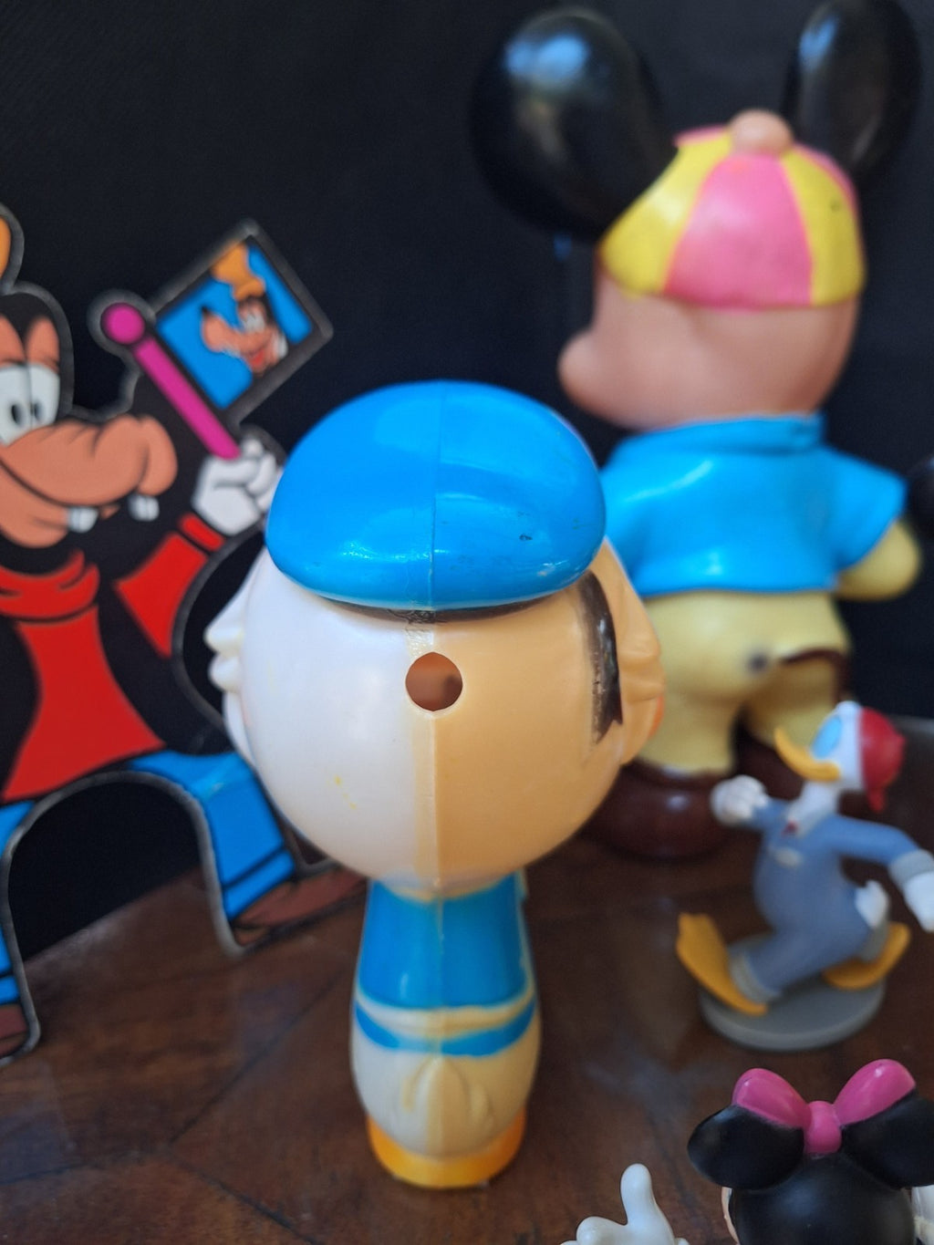 Disney Collectable Figures - Mixed Vintage Lot - Mickey Donald Minnie Goofy