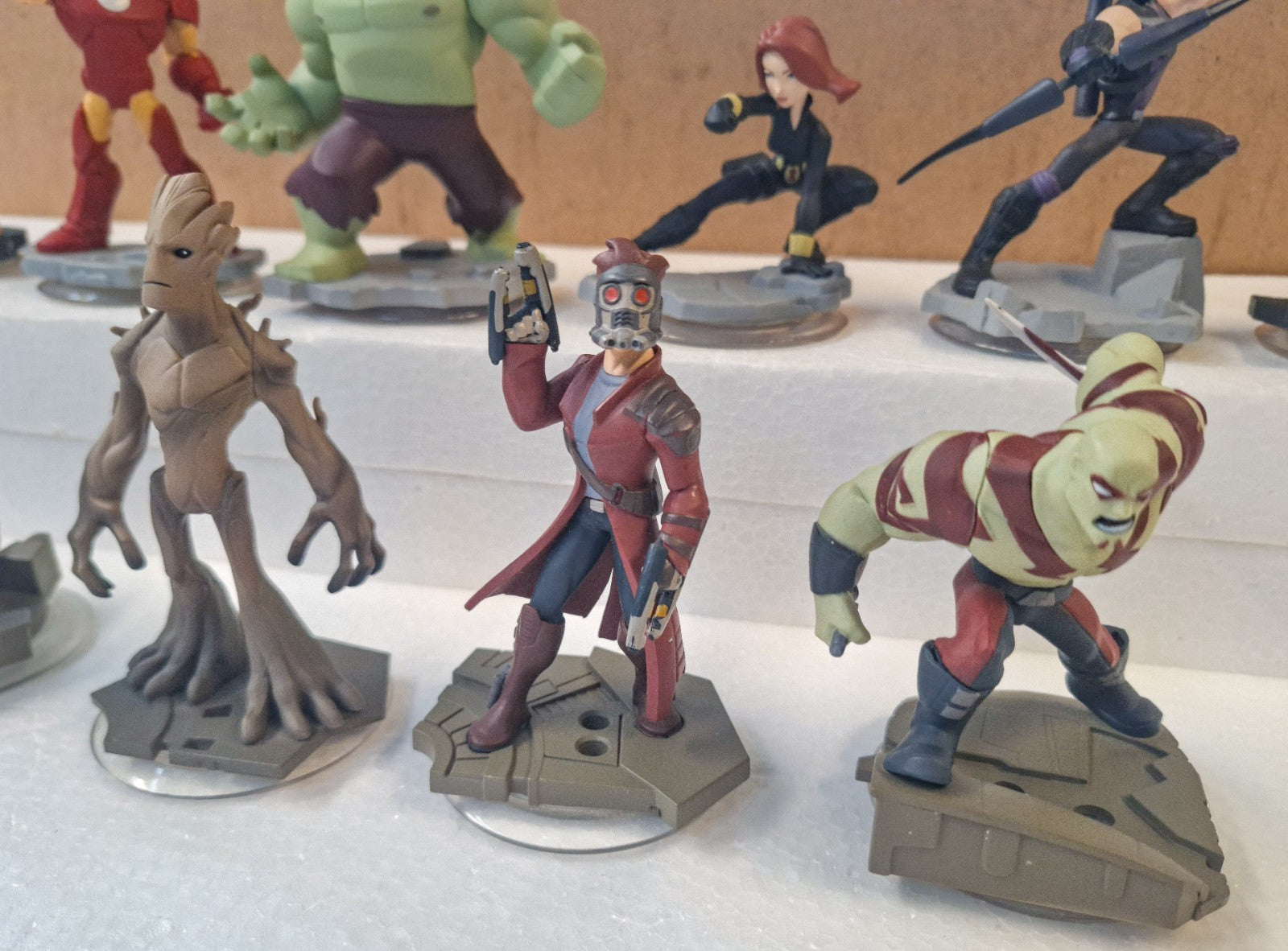 Disney Infinity 2.0 Marvel Lot 12 Figures Hulk Iron Man Groot Rocket