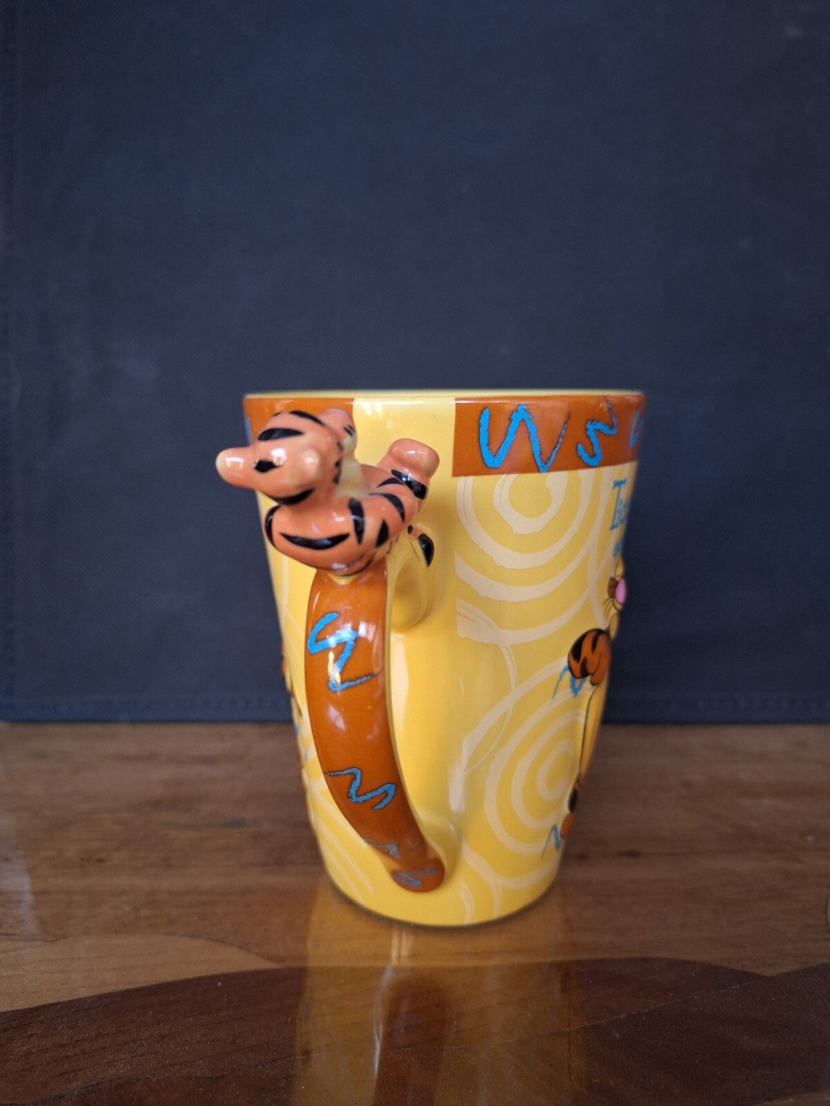 Disney Tigger 3D Handle Mug Winnie the Pooh Embossed Collectable Cup Display