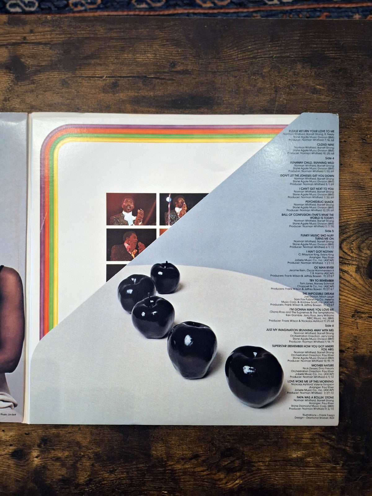 The Temptations Anthology 3LP 1973 US Motown M782A3 EX Vinyl Booklet