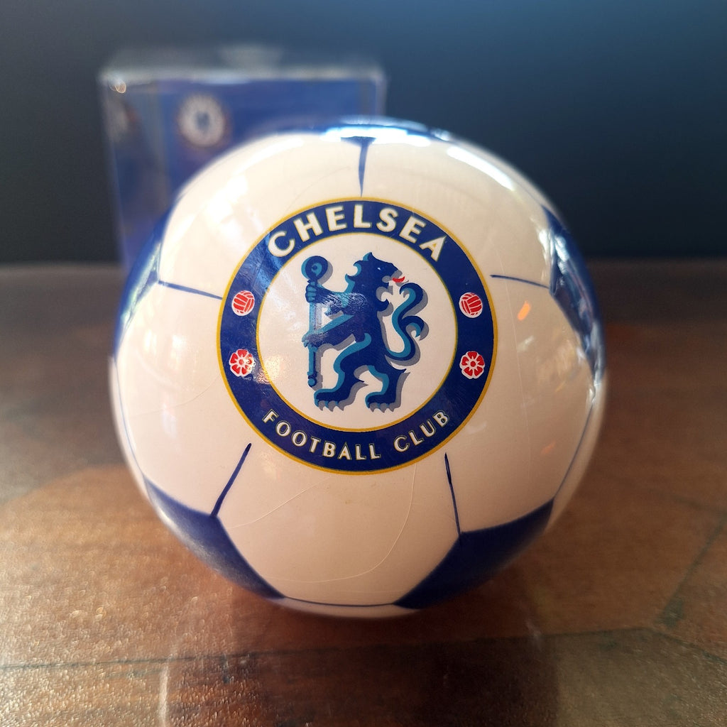 Chelsea FC 2010 Official Licensed Hand Painted Ceramic Football Money Box Boxed