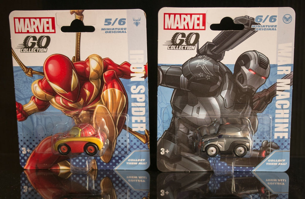 MARVEL Go Collection Full Set of 6 Mini Cars - NEW SEALED