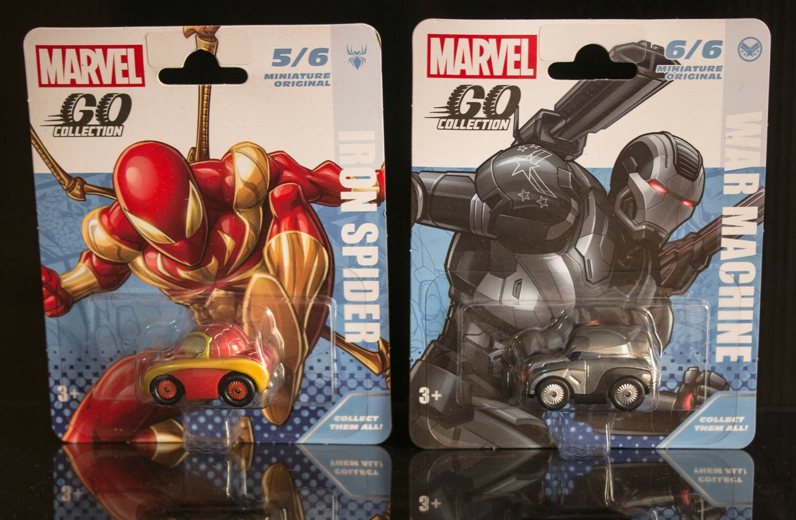 MARVEL Go Collection Full Set of 6 Mini Cars - NEW SEALED